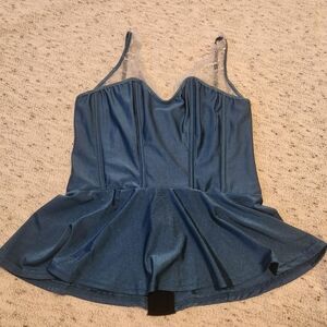 Coquette blue/navy corset